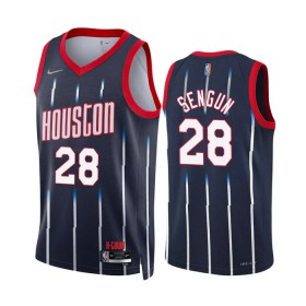 Dres Houston Rockets Alperen Sengun 28 Nike 2022-23 City Edition Navy Swingman